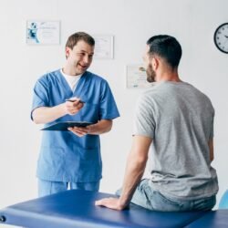 Primera sesión de fisioterapia